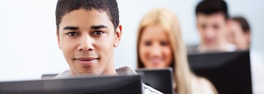 People in Front of Computers - Accounting Information Systems